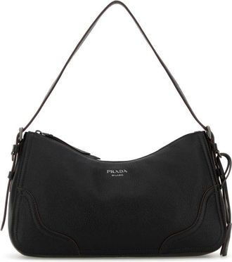 Prada Black Aimee Large Shoulder Bag