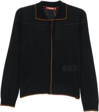Max Mara Targa Cardigan - Dames - Vesten - Zwart - L - Truien & Vesten