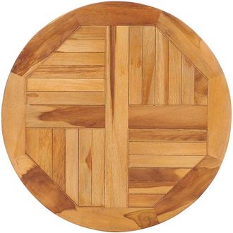 vidaXL Plato Giratorio Para Mesa De Madera Maciza De Teca Vidaxl