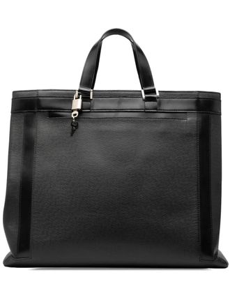 Louis Vuitton 2004 Taiga Kasbek GM business bag - Zwart