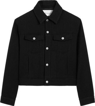 Ami Chaqueta Vaquera de Lana - Jackets - Hombre - Negro - M