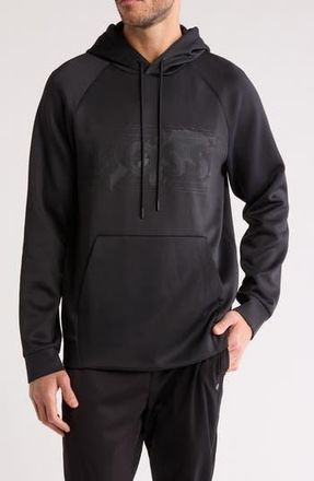 BOSS Soody Logo Knit Hoodie in Black at Nordstrom Rack, Size Xx-Large