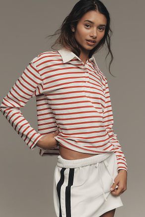 Sunday In Brooklyn Long-Sleeve Polo Top