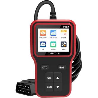 OEM Ej.life - Esc&aacute;ner Obd2 V302 - Diagn&oacute;stico Universal Para Veh&iacute;culos Obdii Desde 1996 - Lee Y Borra C&oacute;digos De Aver&iacute;a - An&aacute;lisis En Tiempo Real -crezuo
