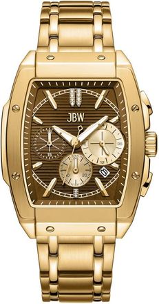 JBW Echelon Collection Chronograph Quartz Brown Dial Mens Watch J6409C