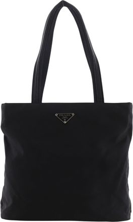 Prada Black Nylon Tote Bag (Pre-Owned)