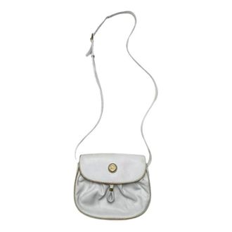 Celine Pre-owned Cross Body Bags, female, White, Size: ONE SIZE Pre-owned Leather Crossbody Bag