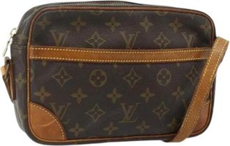 Louis Vuitton Pre-owned Cross Body Bags, female, Brown, Size: ONE SIZE Pre-owned Trocadero 27 Shoulder Bag