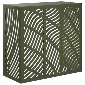 vidaXL Funda Para Aire Acondicionado Verde Oliva 110 X 50 X 105 Cm Vidaxl
