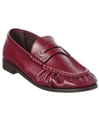 Saint Laurent Leather Loafer