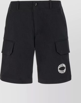 Moschino stretch denim bermuda vintage touch