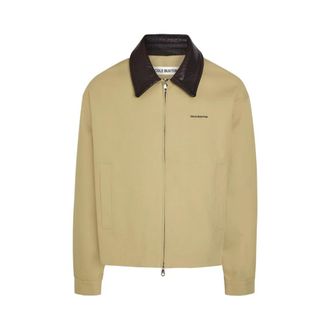 Cole Buxton Shirt - Heren - Zomerjassen - Beige - XL - Leer - Jassen