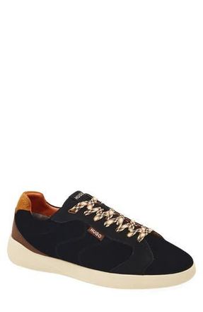 BOSS Riven Tennis Sneaker in Black at Nordstrom Rack, Size 13Us / 12Uk