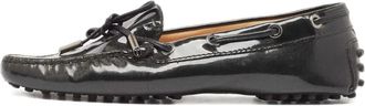 Tod's Mocassini in pelle con fiocco - Nero