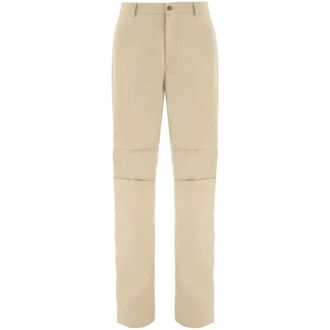Ferragamo Logo-Patch Cotton Cropped Trousers