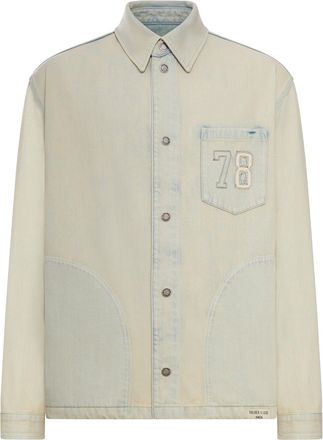 Golden Goose SAND DENIM WORK JACKET - Golden Goose Deluxe Brand - Man