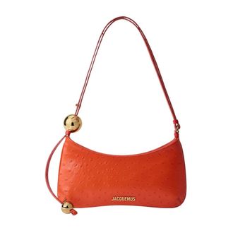 Jacquemus Shoulder Bags, female, Orange, Size: ONE SIZE Le Bisou Perle Shoulder Bag