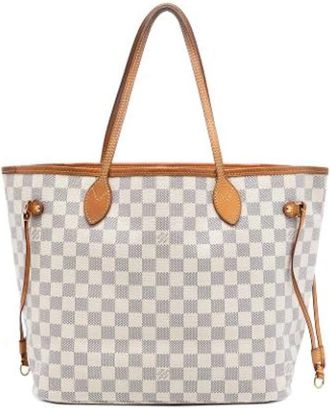 Louis Vuitton Pre-owned Tote Bags, female, White, Size: ONE SIZE Pre-owned Neverfull MM