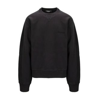 Dsquared2 Sweatshirts, male, Black, Size: XL Crewneck Sweatshirt