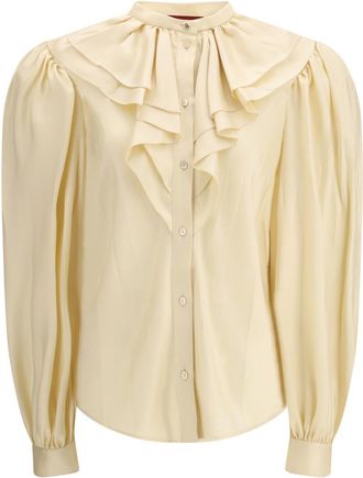 Gucci Beige Regular Solid Shirt
