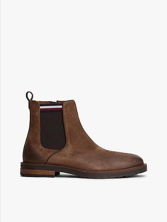 Tommy Hilfiger Cleat Suede Chelsea Boots