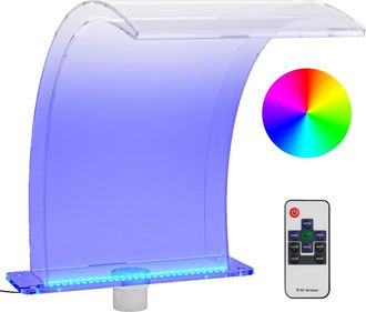 vidaXL Fuente De Piscina Con Led Rgb Acr&iacute;lico 50 Cm Vidaxl