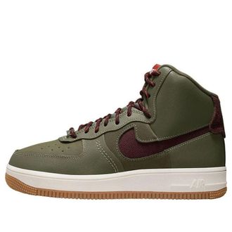 Nike (WMNS) Nike Air Force 1 High Sculpt Olive Burgundy FB7960-200