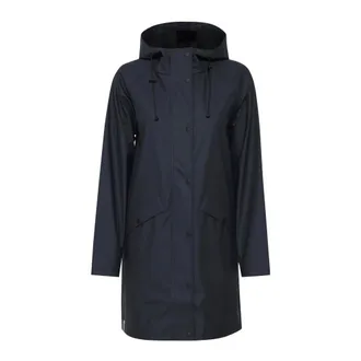 Ichi Total Eclipse Jacket with Adjustable Hood - female - ICHI - Parkas - Blue - 3XL - Coats