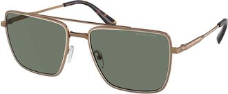 Michael Kors MK1154 BLUE RIDGE 18993H Mens Sunglasses Gold Size 58