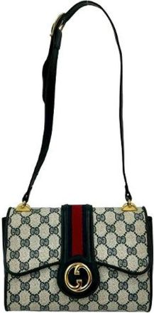 Gucci Pre-owned Cross Body Bags, female, Multicolor, Size: ONE SIZE Pre-owned Leather Cross Body Bag