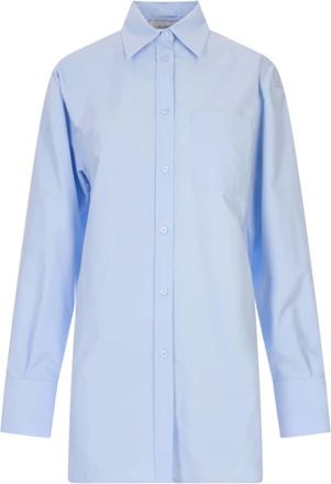 Sportmax Mujer, Blusas y Camisas, Azul, Talla: S