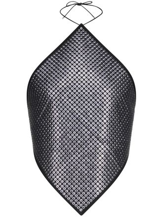 Ludovic de Saint Sernin Top denim - Nero