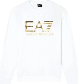 Emporio Armani Felpa - Heren - Sweatshirts - Wit - L - Hoodies & sweatvesten