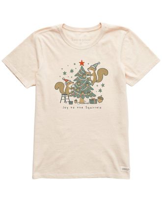Life is good Long Sleeve Crusher T-Shirt