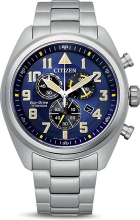 Citizen Mens Silver Watch AT2480-81L Titanium - One Size