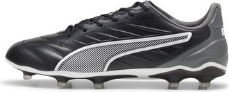 Puma Unisex KING PRO FG/AG Football Boots - Black Leather - Size UK 7.5