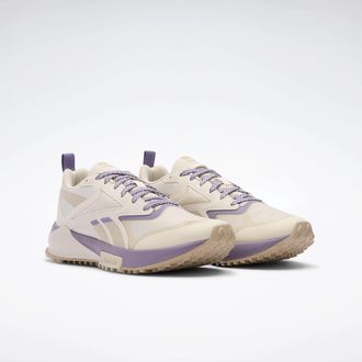 Reebok Laufschuh REEBOK LAVANTE TRAIL 2, Damen, Gr. 37,5, alabaster, classic beige, lila fusion, Synthetik, Textil, Schuhe Laufschuh