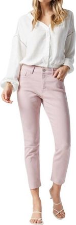 Mavi Viola Straight Jeans In Deauville Mauve La Vintage