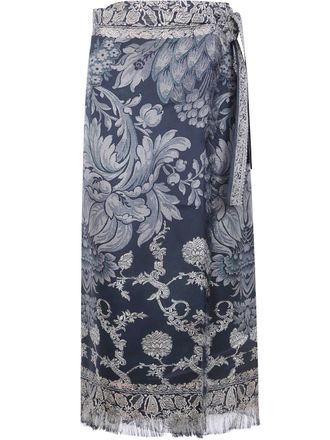 Pierre-Louis Mascia Skirt Silk Aloes