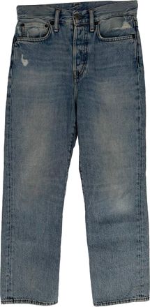 Acne Studios Distressed Jeans in Blue Cotton