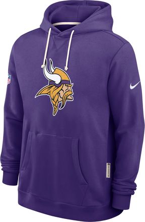 Nike Minnesota Vikings Initial Home Sideline Nike Mens Dri-FIT NFL Pullover Hoodie in Purple | 03AZ51L9M-A0M