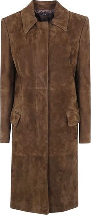 Tom Ford Dames, Mantels, Bruin, Maat: XS