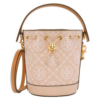 Tory Burch Mini T Monogram Embossed Bucket Bag