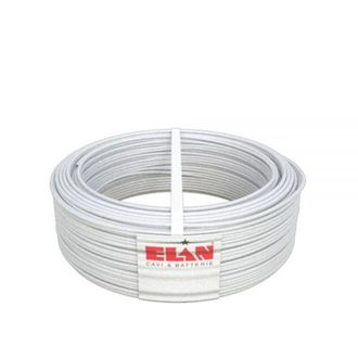 Elan cavo twistato 2x1,50Tw Schermato 100% Rame Citofono Antifurto Da 50mt o 100mt - 032151 50 Mt
