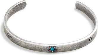 Degs & Sal Mens Sterling Silver Bracelet in Turquoise at Nordstrom