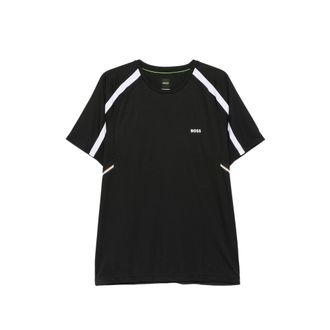 HUGO BOSS Logo-print Panelled T-shirt