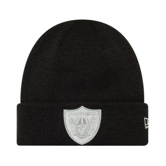 New Era Las Vegas Raiders Metallic Beanie - - Accessories - Donna - Nero - ONE SIZE