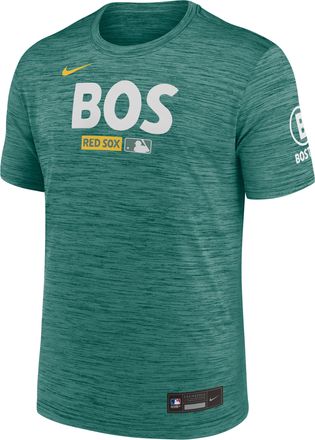 Nike Boston Red Sox City Connect Velocity Nike Mens Dri-FIT MLB T-Shirt in Green | 02ER3CCBQ-HR3