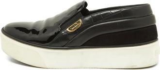 Louis Vuitton patent-leather sneakers - Black