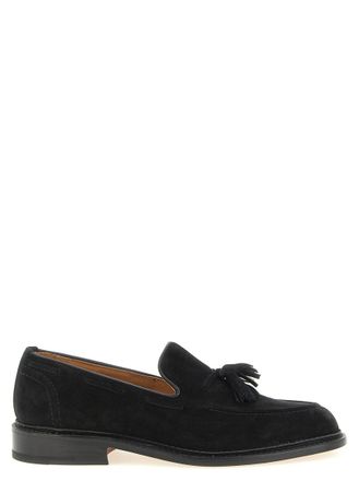 Trickers Black Solid Elton Loafers